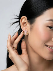 Blush Bloom Stud Earrings
